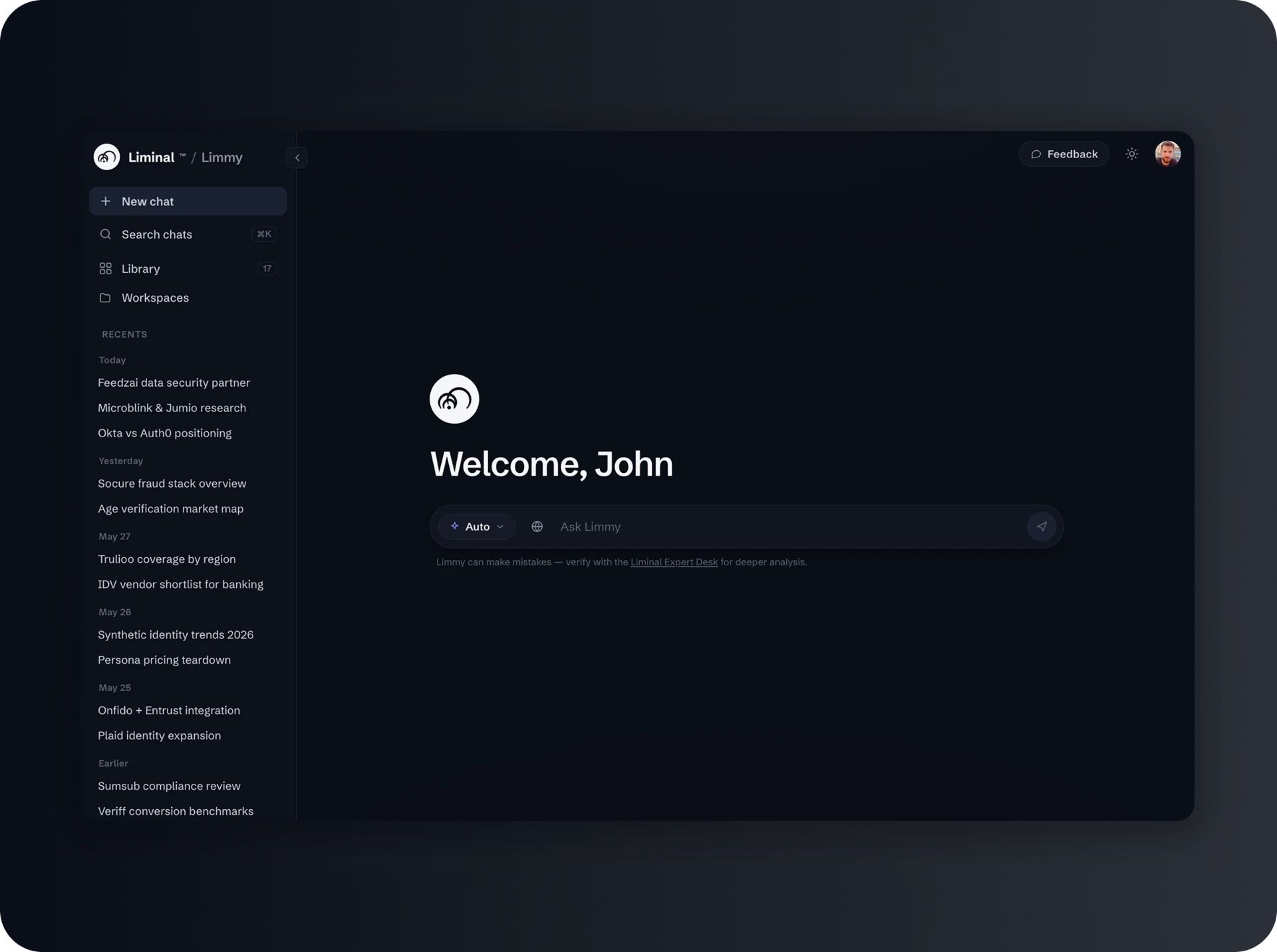 Limmy, AI Agent interface preview