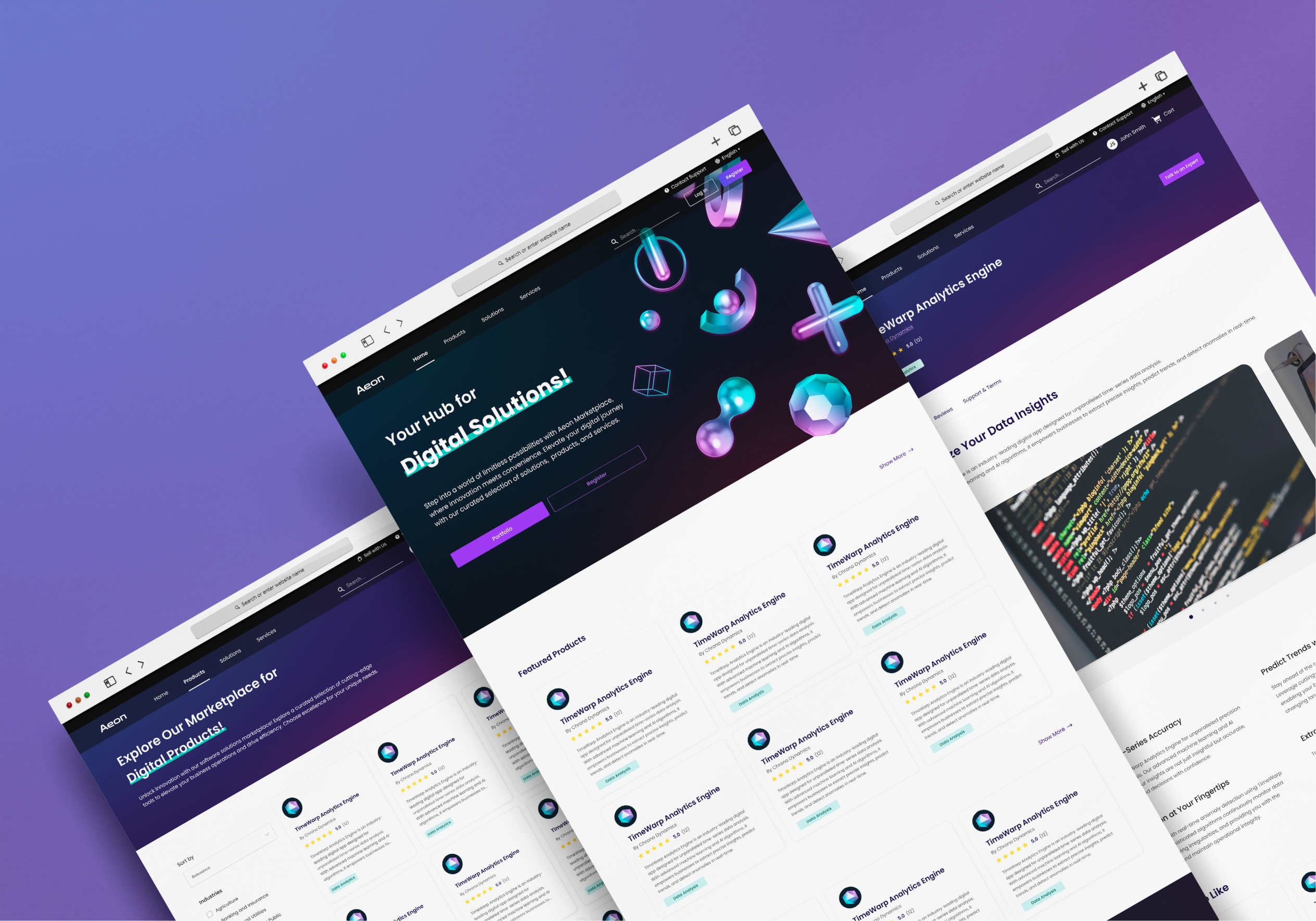 Aeon Marketplace, project overview.